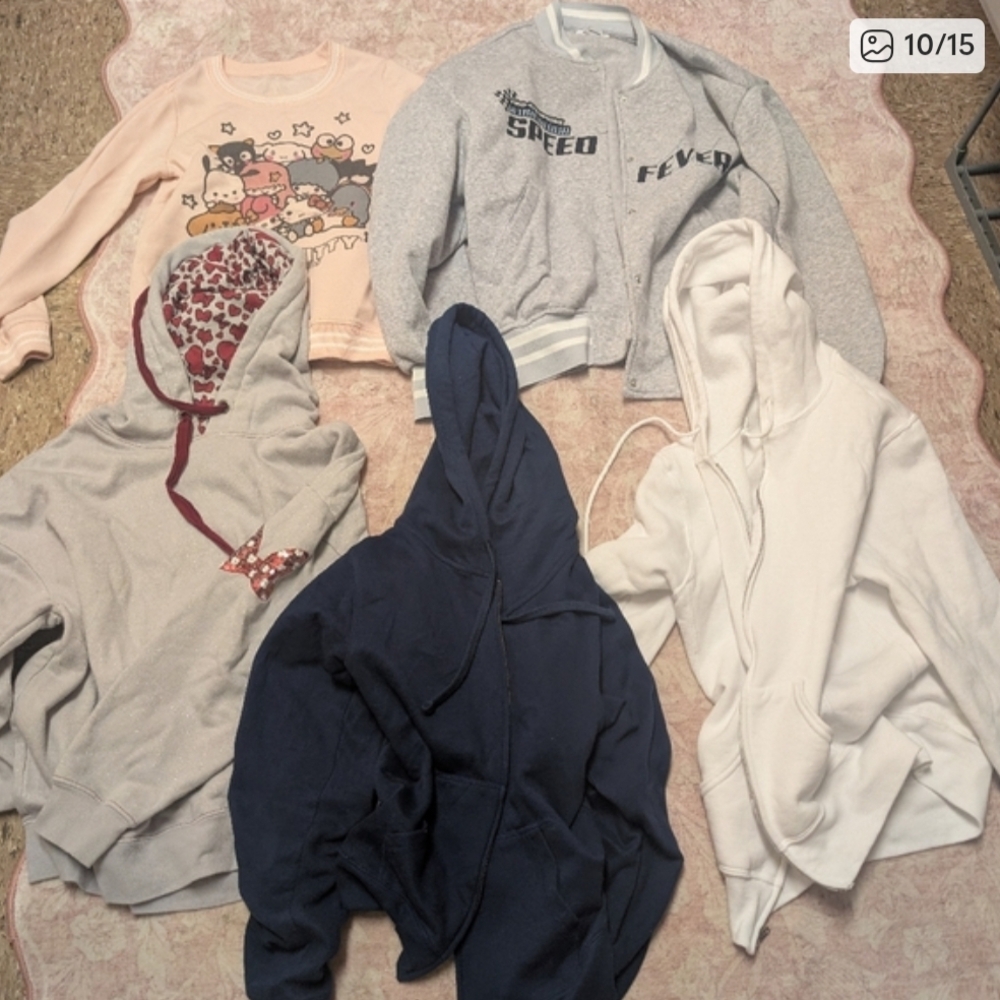 Assorted Hoodies and Sweatshirts